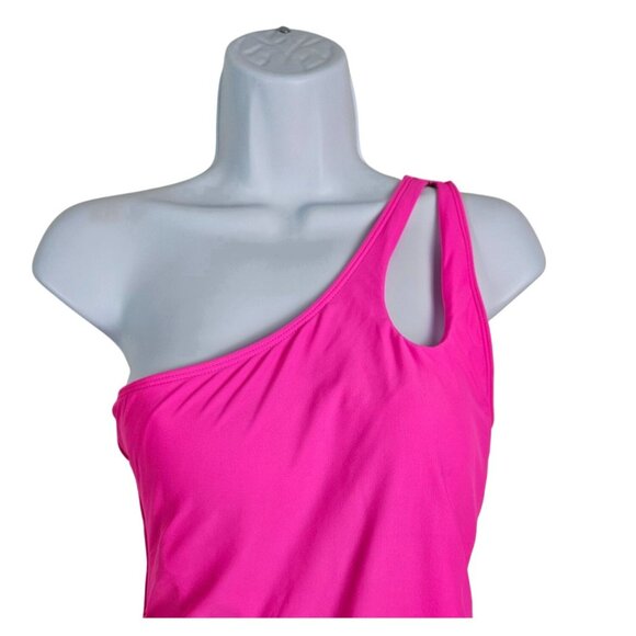 Beilon Womens One Piece Swimsuit Tummy Control Asymmetrical Cutout Size XL - Picture 6 of 9